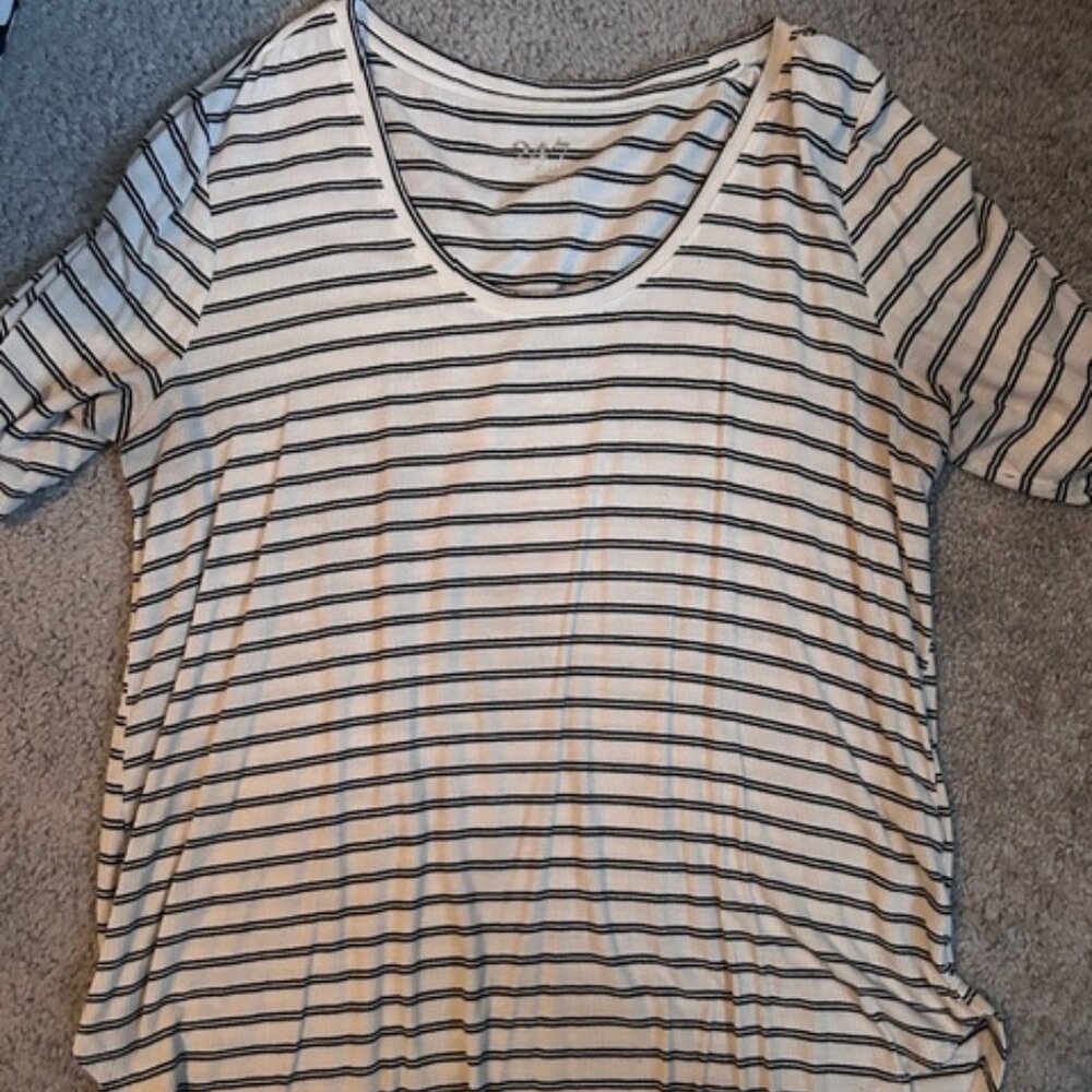 Maurices 24/7 Striped Shirt - Like New
